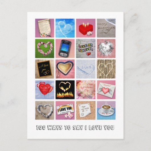 100の言い方 ポストカード (正面)