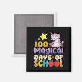 100の魔法の学校の日々 ユニコーン先生 マグネット (正面/裏面)