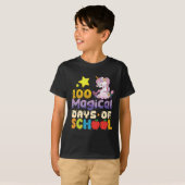 100の魔法の学校の日ユニコーン先生 Tシャツ (正面フル)