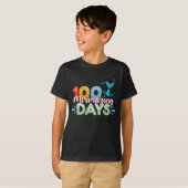 100の魔法の日にち 人魚の100日目の登校日 Tシャツ (正面フル)