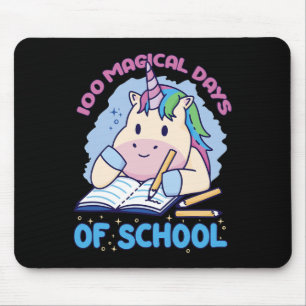 100の魔法の日の学校ユニコーン100日のSch マウスパッド