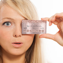 100アポイントメントリマインダーカードのメイクアップ爪、 ネイル 名刺