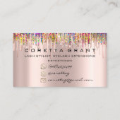 100アポイントメントリマインダーソーシャルメディア自筆証書 名刺 (裏面)