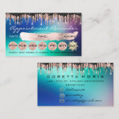 100アポイントメントリマインダーバラホログラフィックドライブ 名刺 (正面/裏面)