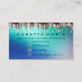 100アポイントメントリマインダーバラホログラフィックドライブ 名刺 (裏面)