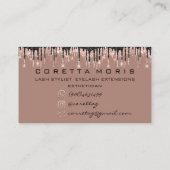 100アポイントメントリマインダーバラモダングリッタードライブ 名刺 (裏面)