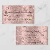 100アポイントメントリマインダーフローラメイクアップアイドラックス 名刺 (正面/裏面)