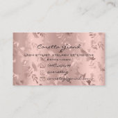 100アポイントメントリマインダーフローラメイクアップアイドラックス 名刺 (裏面)