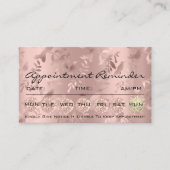 100アポイントメントリマインダーフローラメイクアップアイドラックス 名刺 (正面)