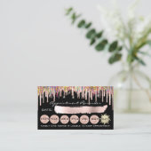 100アポイントメントリマインダーホログラフグリッタードライバ 名刺 (スタンド正面)