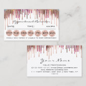 100アポイントメント覚書メーキャップ・ホログラフ 名刺 (正面/裏面)