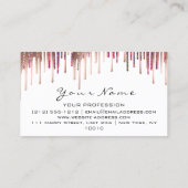 100アポイントメント覚書メーキャップ・ホログラフ 名刺 (裏面)