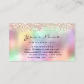 100アポイントメント覚書メーキャップ・ホログラフ 名刺 (裏面)