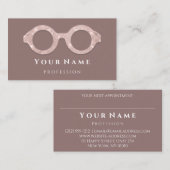 100オプティシャンバラアイオプテ気にィックメガネ 名刺 (正面/裏面)