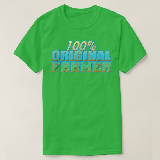 100オリジナル農家 Tシャツ (デザイン正面)