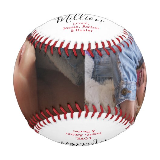 100カスタム万の写真を撮った母 野球ボール (正面)