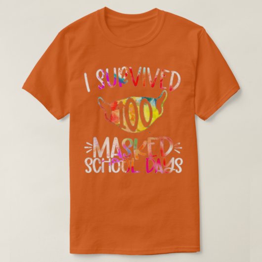 100カ生き延びミップの学校日22 Tシャツ (デザイン正面)
