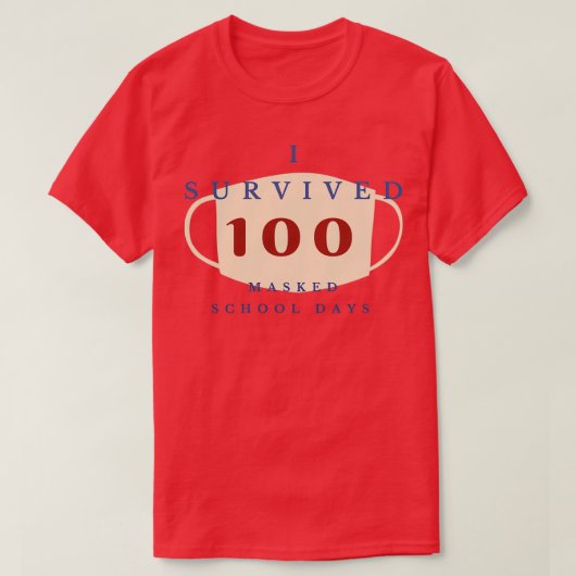 100カ生き延びミップの学校日32 Tシャツ (デザイン正面)