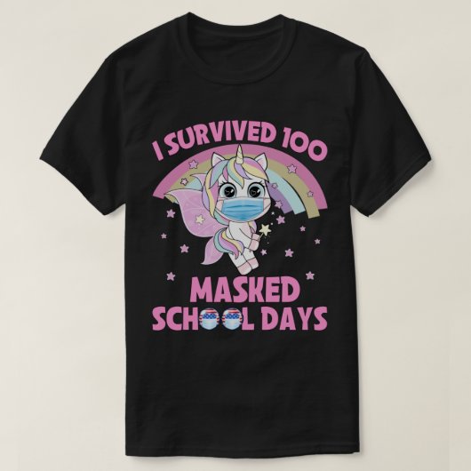 100カ生き延び所の仮面日 Tシャツ (デザイン正面)