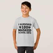 100カ生き延び所の仮面日 Tシャツ (正面フル)