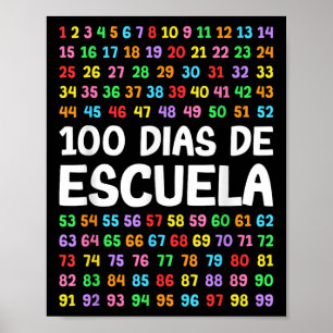 100ダイアスデエスクエラスペインの先生 ポスター