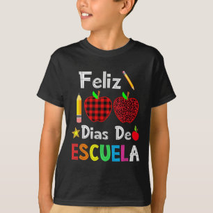 100ダスデエスクエラスペインのハッピー100th Day Of Sch Tシャツ