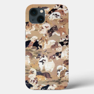 100ドッグイラストレーションby伊藤若冲 iPhone 13ケース