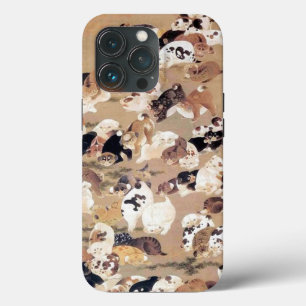 100ドッグイラストレーションby伊藤若冲 iPhone 13 proケース