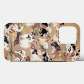 100ドッグイラストレーションby伊藤若冲 Case-Mate iPhoneケース (裏面 (横))