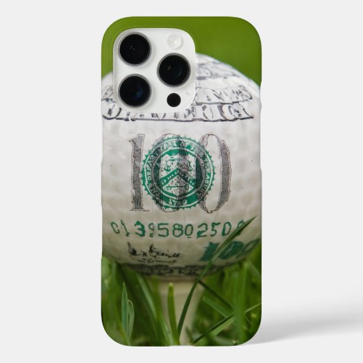 100ドルのゴルフボール Case-Mate iPhoneケース (裏面)