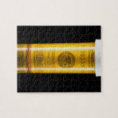 100ドルの請求書を持つ処方箋ボトル ジグソーパズル (横)