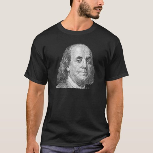 100ドルベンジャミン・フランクリン Tシャツ (正面)