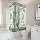 100ドル紙幣シャワーカーテン シャワーカーテン (インサイチュ)