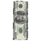 100ドル紙幣抱き枕 ワインギフトバッグ (正面)