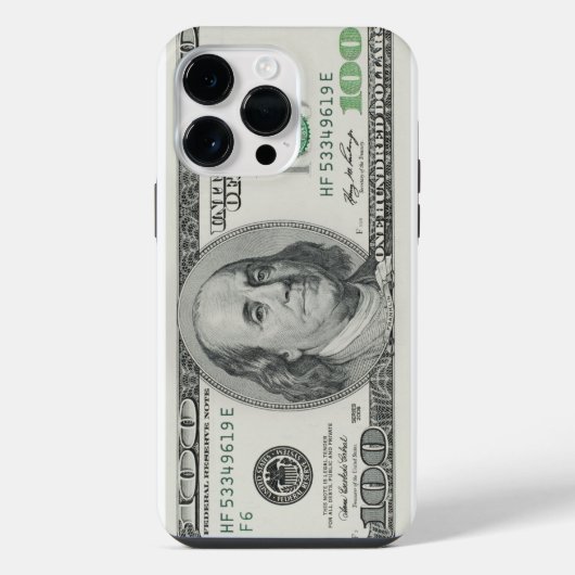 100ドル紙幣 iPhoneケース (裏面)