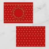 100パックインディアンインスパイアの結婚プレイスカード プレイスカード (正面/裏面)