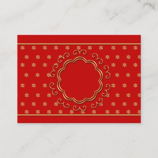 100パックインディアンインスパイアの結婚プレイスカード プレイスカード (正面)