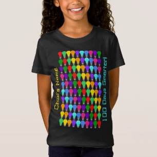 100パーソナライズされた日頭が切れる、100日の学校 Tシャツ