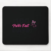 100パーフェクト日かわいい猫学生学校おもしろいキット マウスパッド (正面)