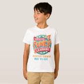100ファンキー日学:パーソナライズされたデザイン Tシャツ (正面フル)