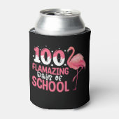100フラミンゴ日スクール先生 缶クーラー (缶正面)