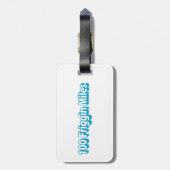 100フリギンマイルズランニングウルトラ ラゲッジタグ (裏面縦)