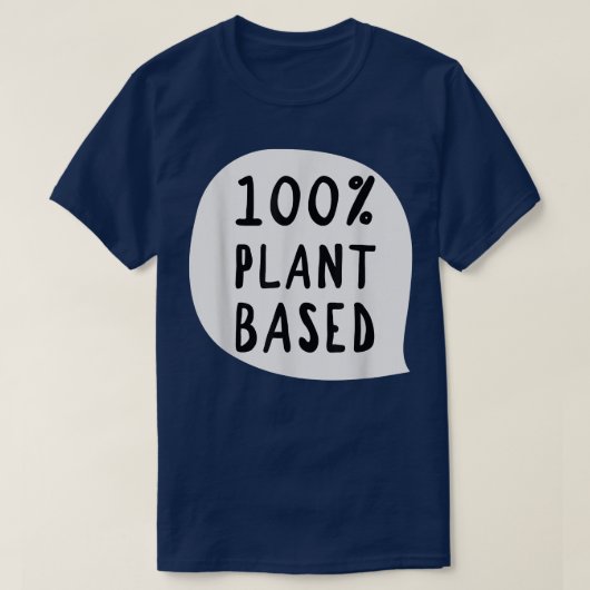 100プラントベースビーガンベジタリアン Tシャツ (デザイン正面)