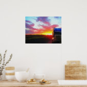 100マイルのプリント ポスター (キッチン)