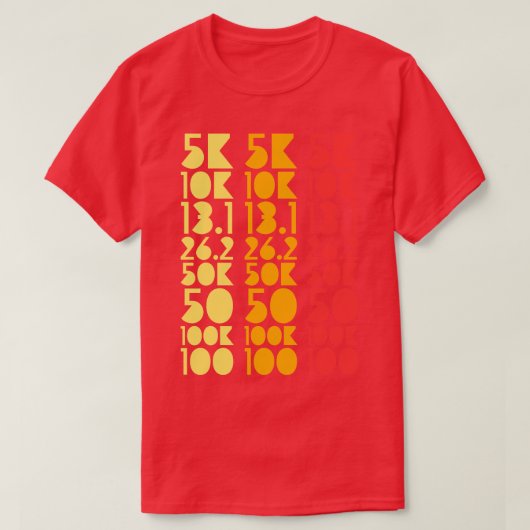 100マイルウルトラアマラソンギフト全距離ランナー Tシャツ (デザイン正面)