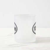 100マイル フロストグラスマグカップ (中央)