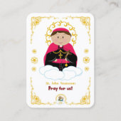 100ミニセントジョンノイマン聖カード 名刺 (正面)