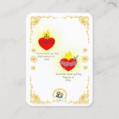 100ミニBl。カルロ・ホーリー・カード 名刺 (裏面)