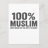 100ムスリムOkyおそらく100ラマダンEidおもしろいではない 案内ポストカード (正面)