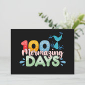 100メルマージング日100th Day of School Mermaid 招待状 (スタンド正面)